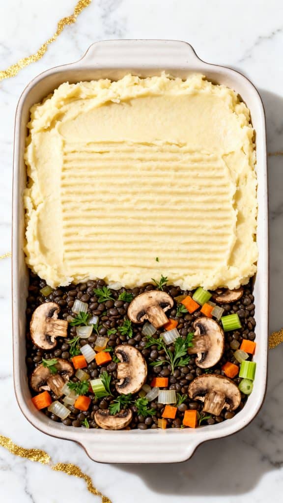 Lentil & Mushroom Shepherd&rsquo;s Pie