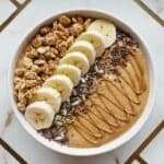 Peanut Butter Banana Smoothie Bowl