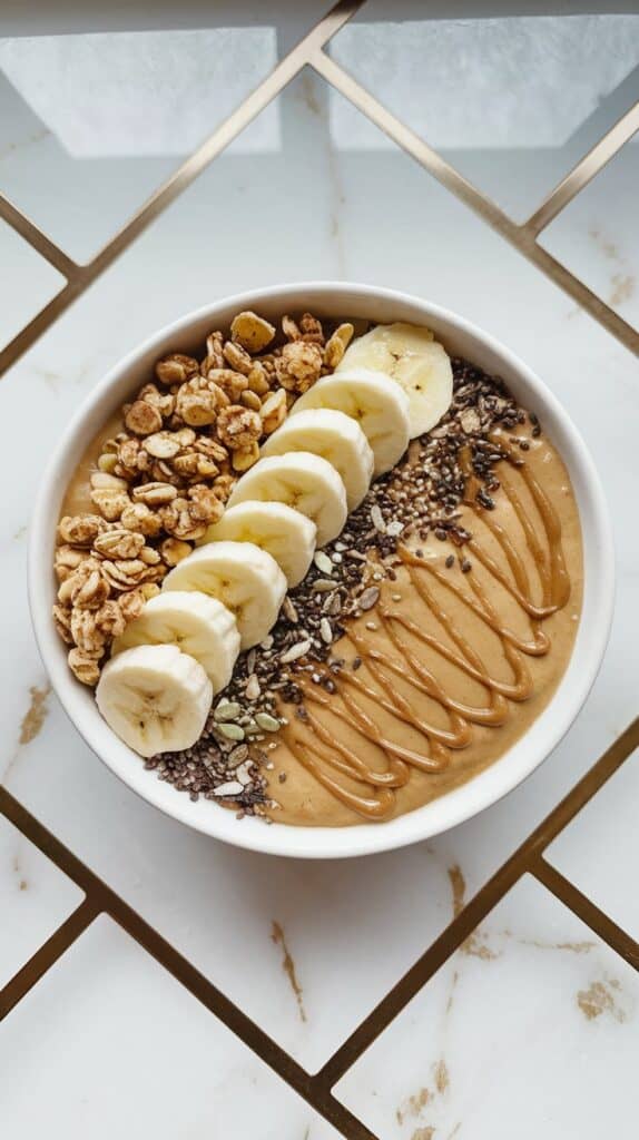 Peanut Butter Banana Smoothie Bowl