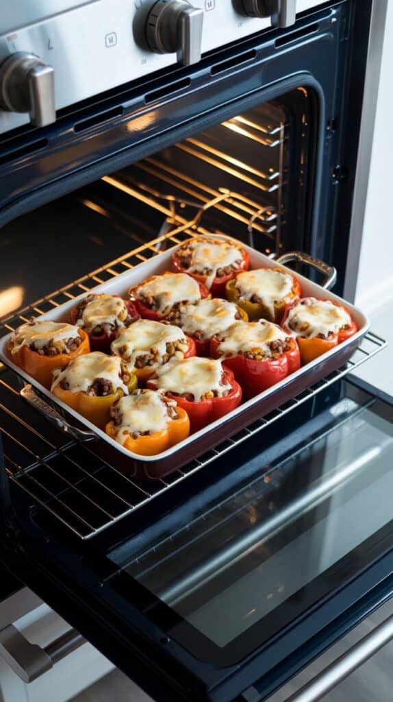 Stuffed Bell Peppers with Quinoa & Black Beans