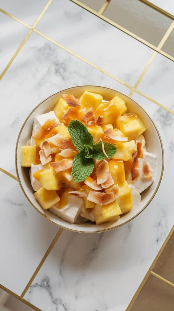 Tropical Fruit Silken Tofu Salad