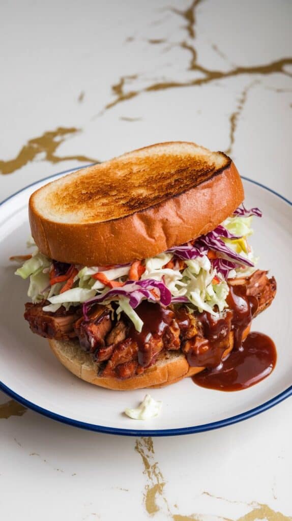BBQ Jackfruit Sandwich