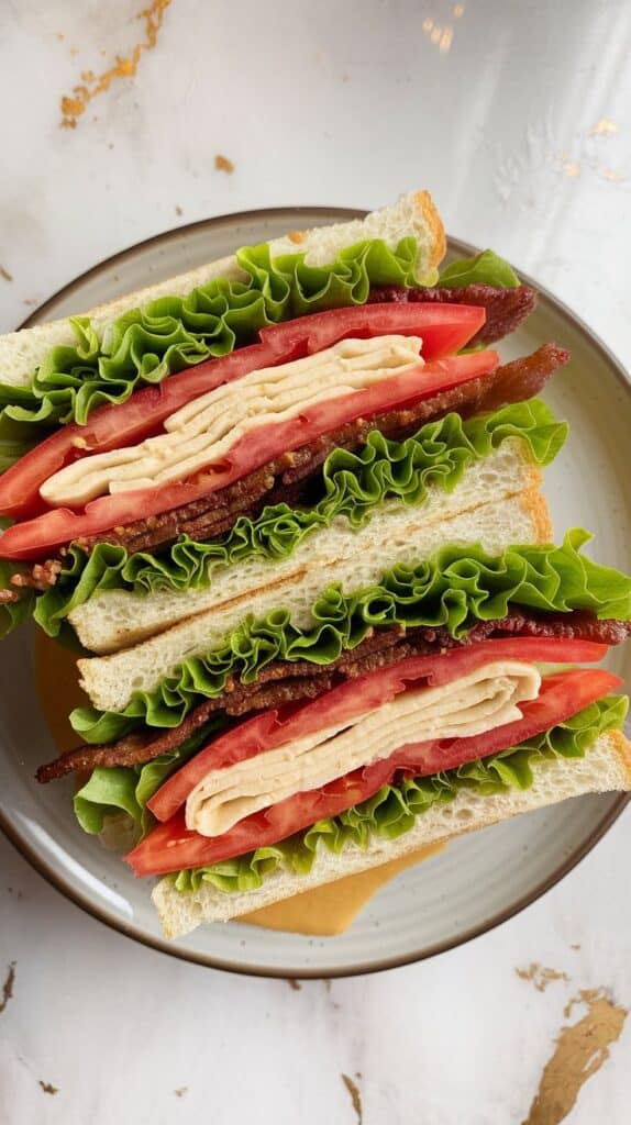 Vegan BLT with Tempeh Bacon