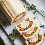 Roasted Vegetable Silken Tofu Terrine