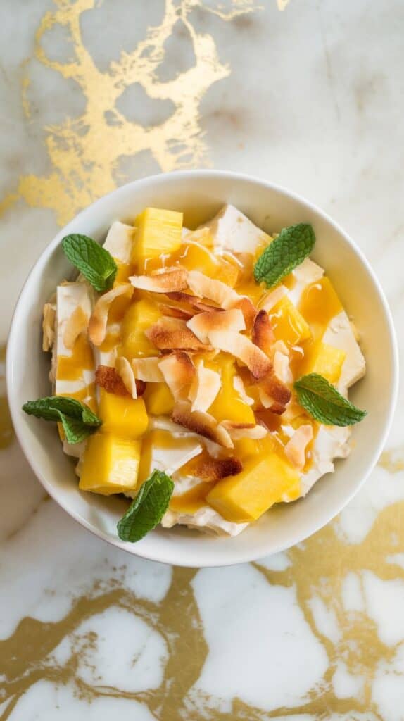 Tropical Fruit Silken Tofu Salad