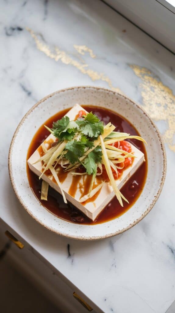 Lemongrass Plum Sauce Silken Tofu