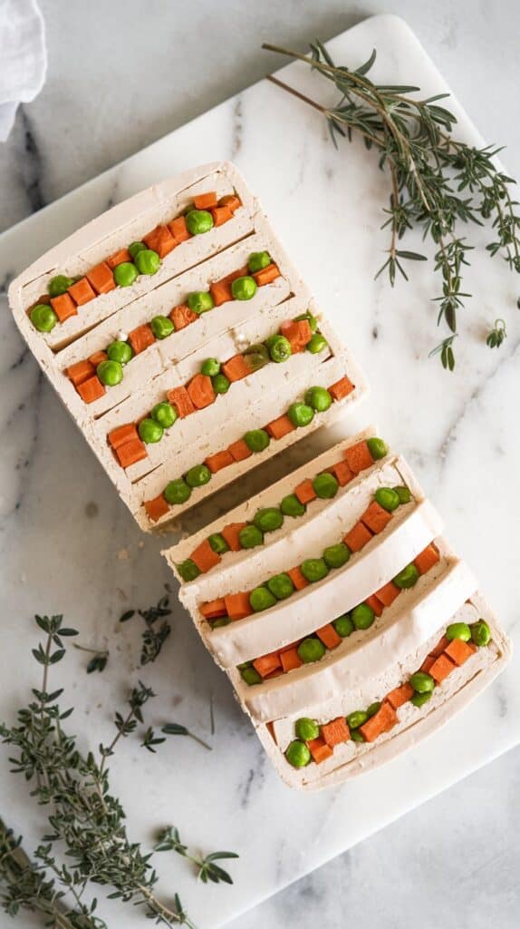 Roasted Vegetable Silken Tofu Terrine