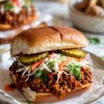 Spicy Lentil Sloppy Joes