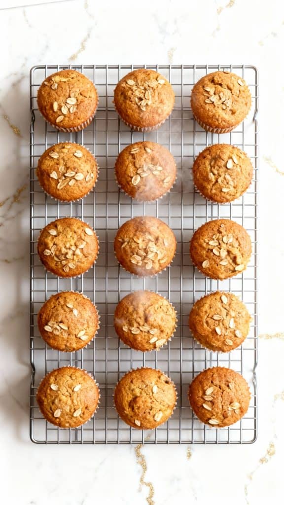 Vegan Banana Oat Muffins