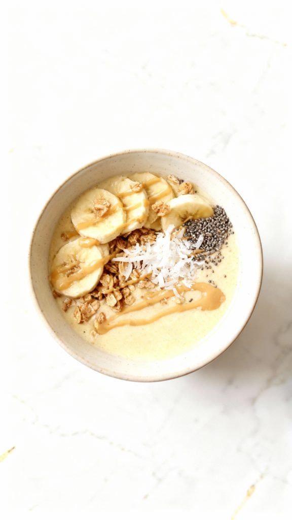 Peanut Butter Banana Smoothie Bowl
