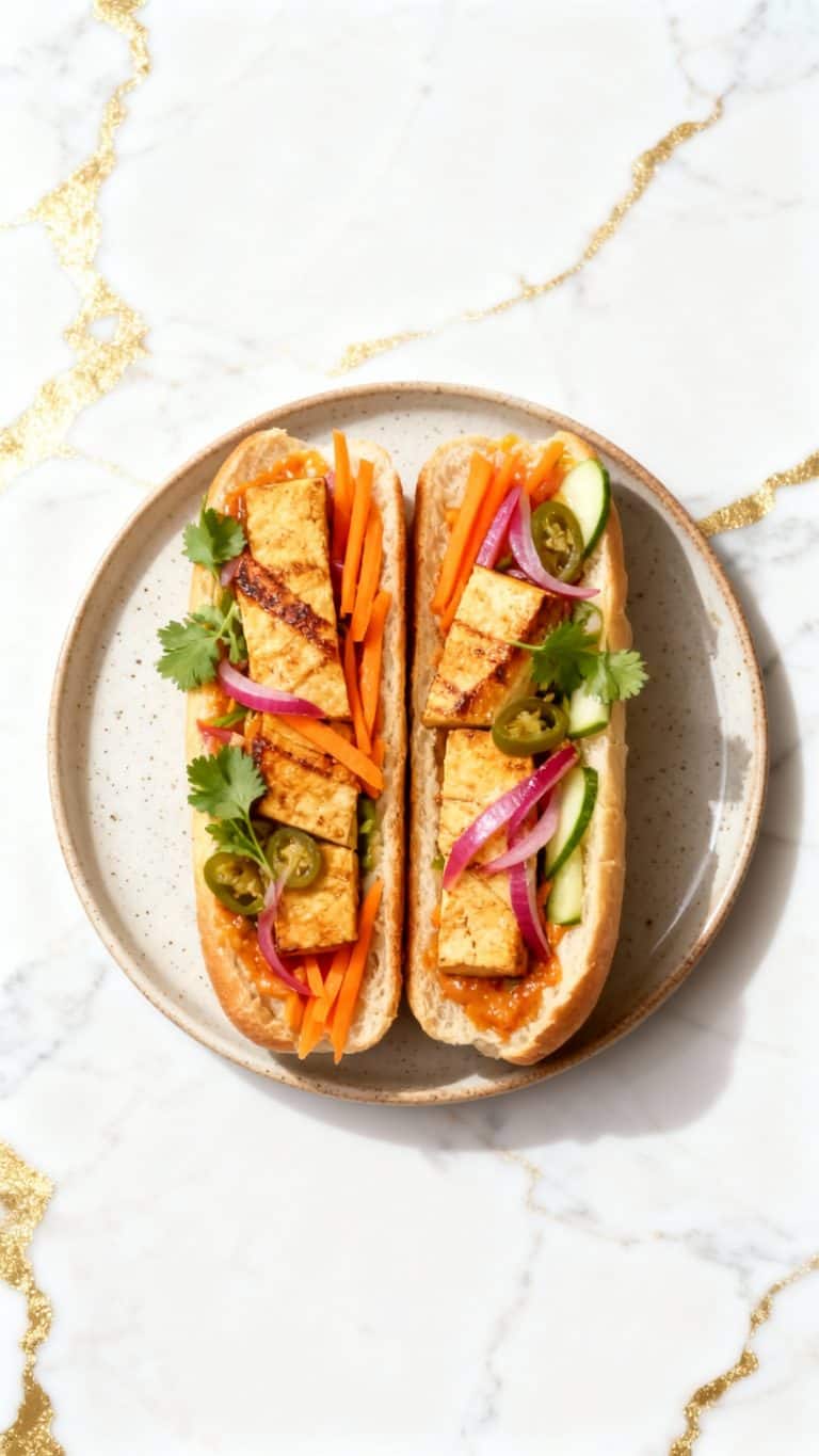 Asian Silken Tofu Banh Mi