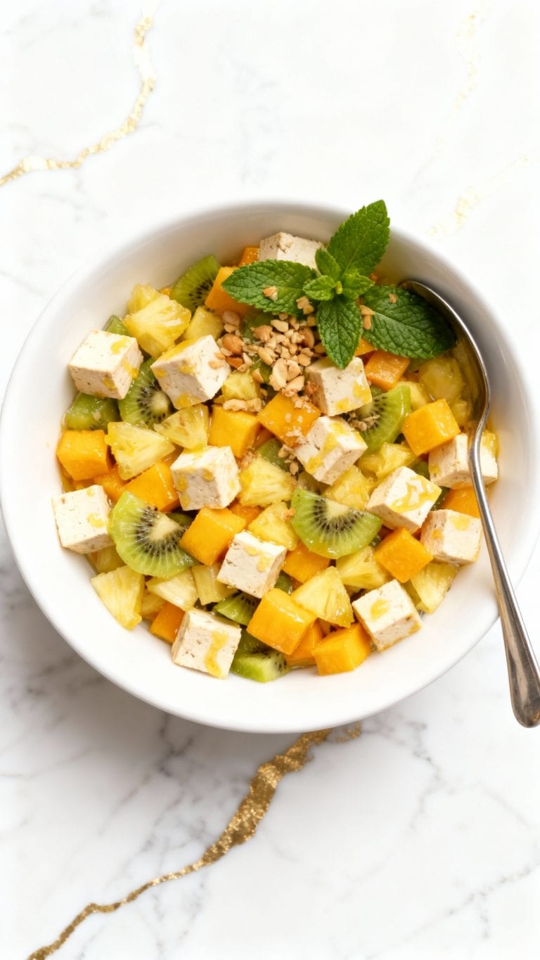 Tropical Fruit Silken Tofu Salad