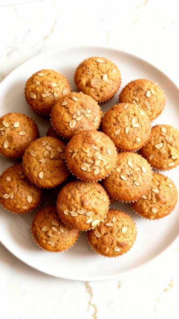 Vegan Banana Oat Muffins
