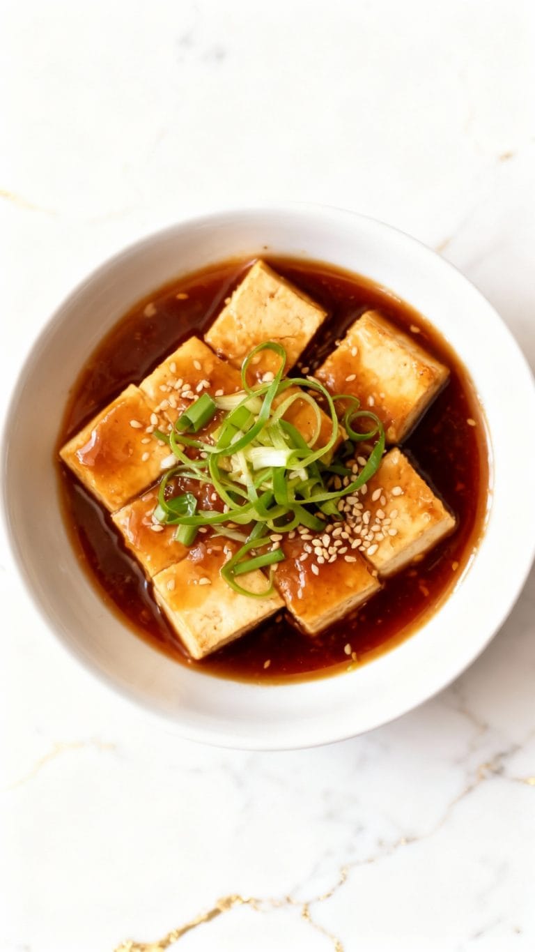 Lemongrass Plum Sauce Silken Tofu