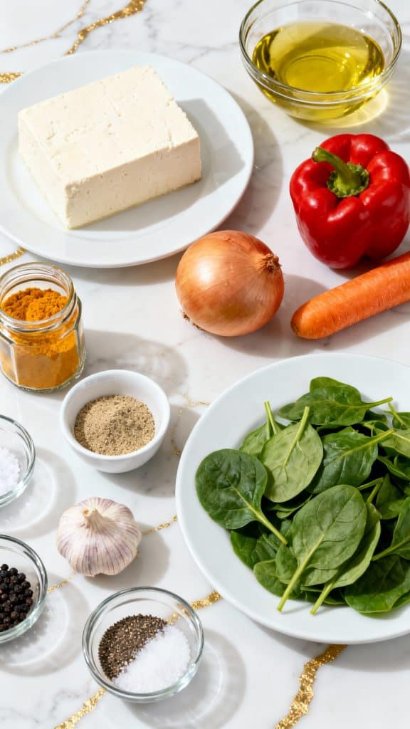 Silken Tofu Scramble with Veggies