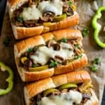 Vegan Philly Cheesesteak with Mushrooms