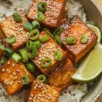 Baked Tofu with Spicy Tamarind Miso & Kaffir Lime