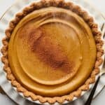 Vegan Pumpkin Pie with Oat Crust