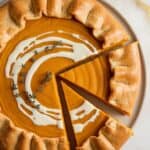Savory Pumpkin Galette with Caramelized Onions