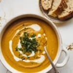 Low-Carb Pumpkin Cauliflower Soup (Keto-Friendly)