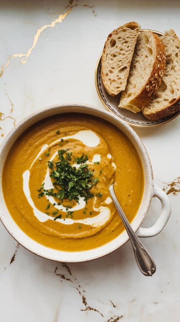 Low-Carb Pumpkin Cauliflower Soup (Keto-Friendly)