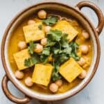 Pumpkin Coconut Curry with Tofu and Chickpeas