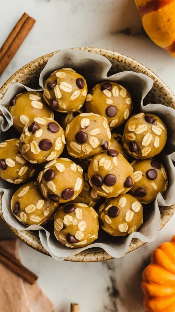 Vegan Pumpkin Protein Balls (No-Bake)