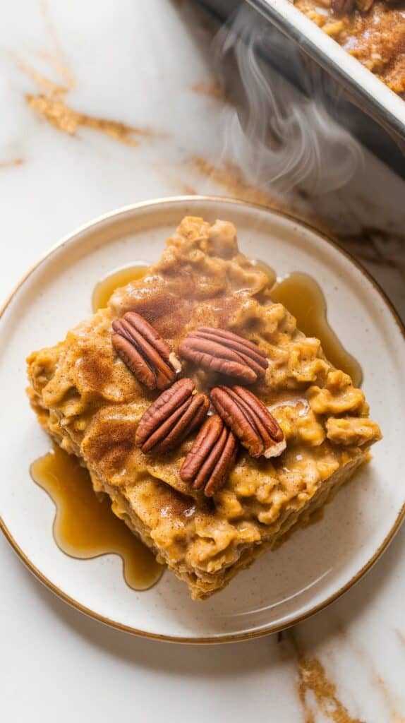 Pumpkin Spice Oatmeal Bake (Gluten-Free)