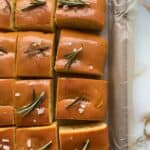 Pumpkin Focaccia with Rosemary & Sea Salt