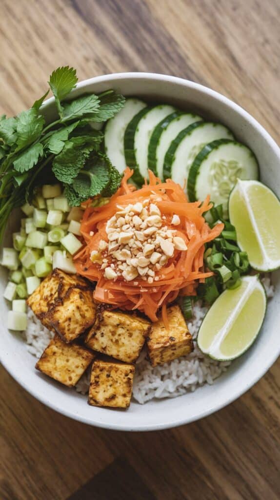 Vietnamese-Inspired Tofu Bowl