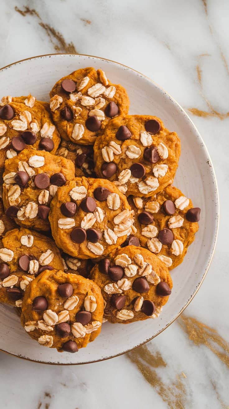 Pumpkin Breakfast Cookies (Sugar-Free + Vegan)