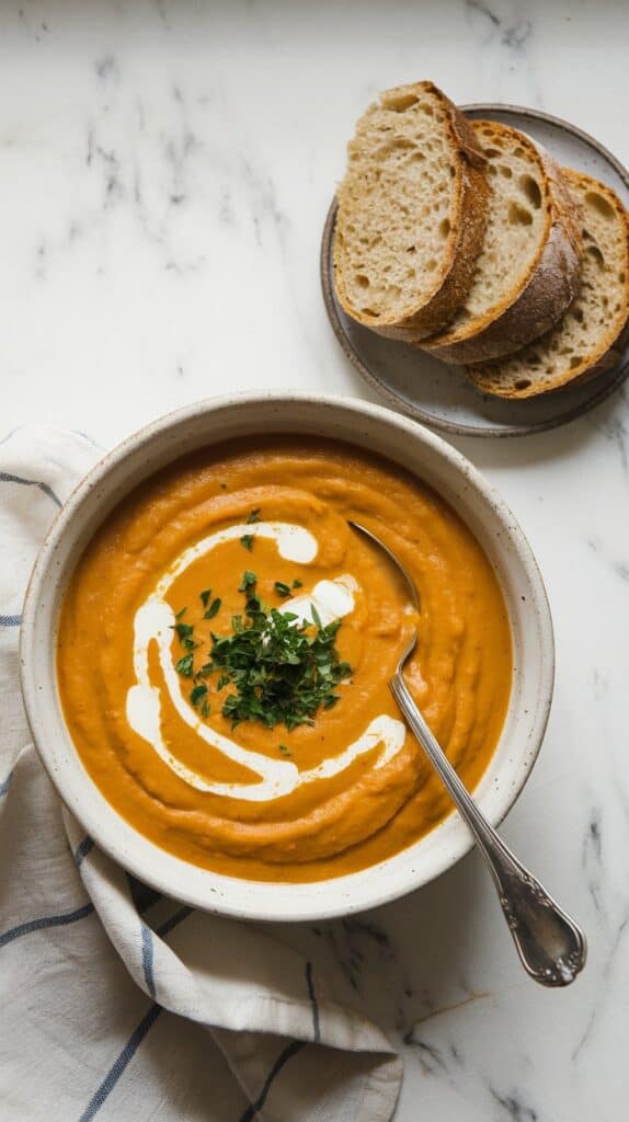 Low-Carb Pumpkin Cauliflower Soup (Keto-Friendly)