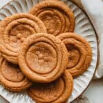 Pumpkin Snickerdoodle Cookies (Soft & Chewy)