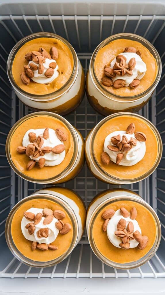 No-Bake Pumpkin Cheesecake Jars
