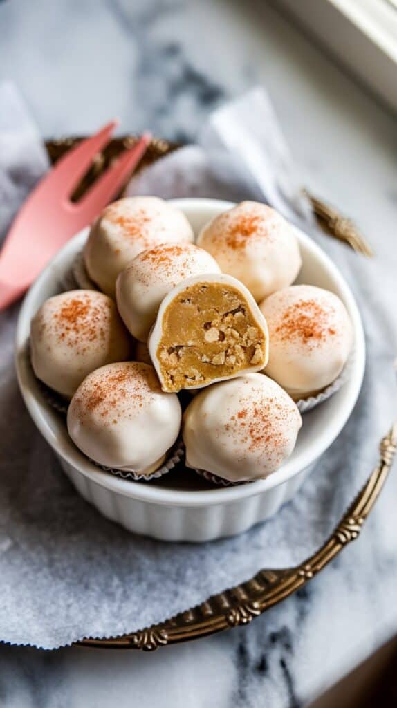 Pumpkin Spice Truffles (5 Ingredients)