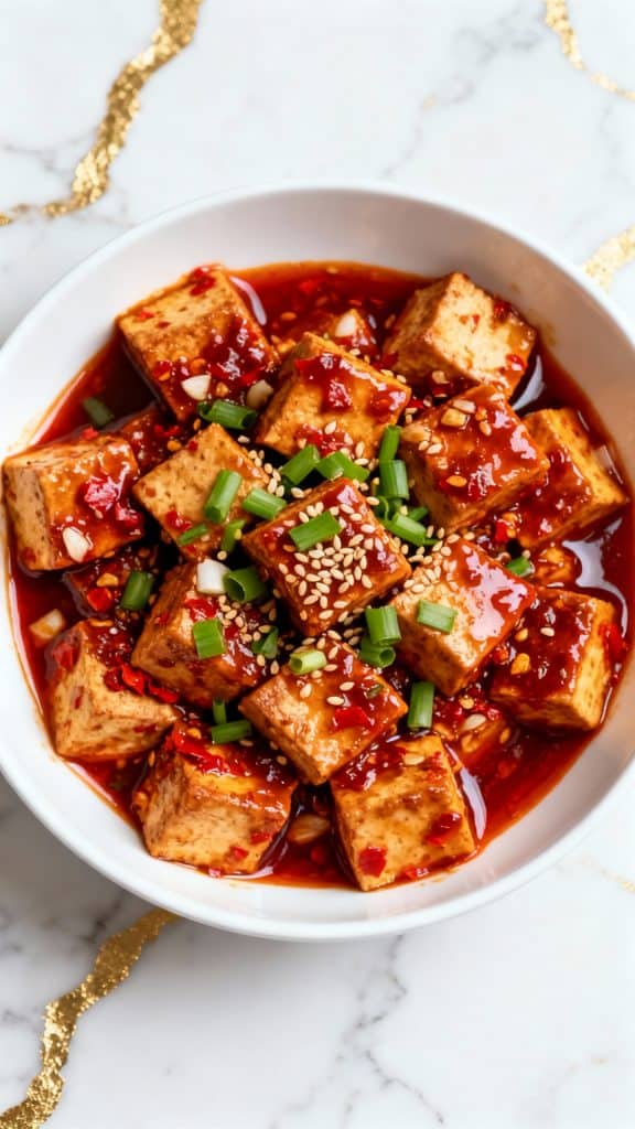 Crispy Chilli Crunch Tofu