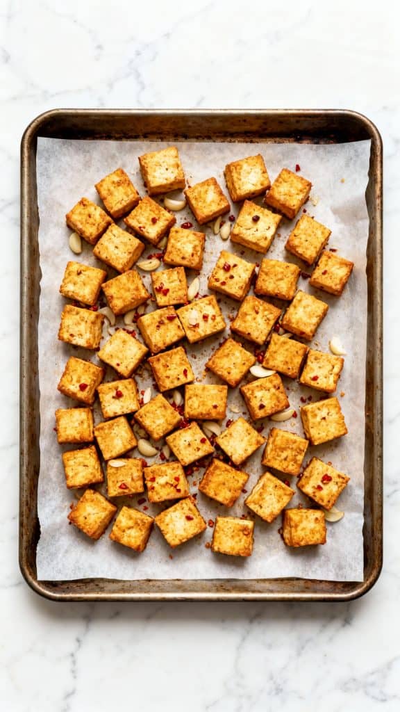 Vegan Baked Tamarind Miso Tofu