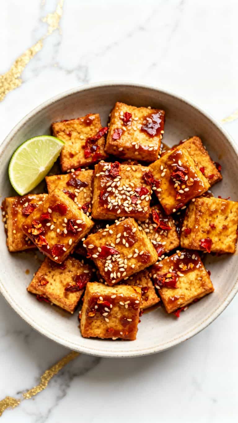 Vegan Baked Tamarind Miso Tofu