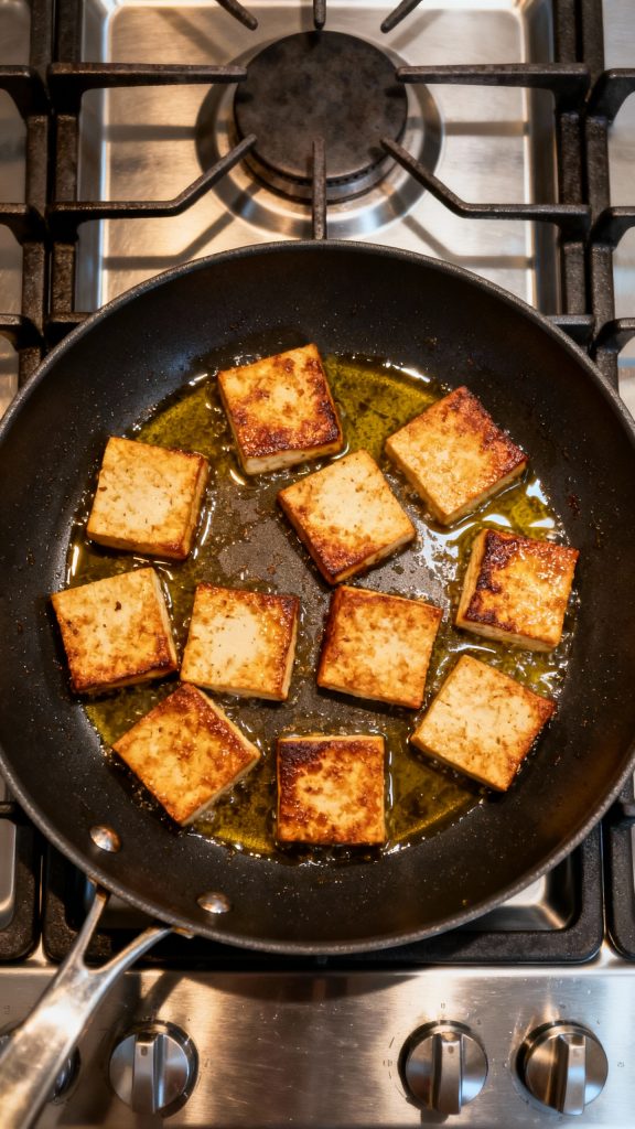 Stir-Fried Tofu with Peanut Sauce