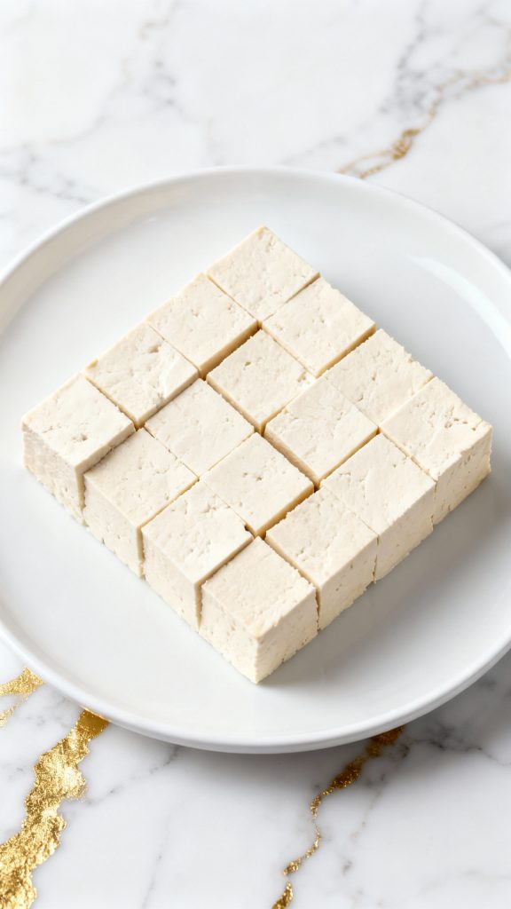 Teriyaki Tofu with Rice and Broccoli