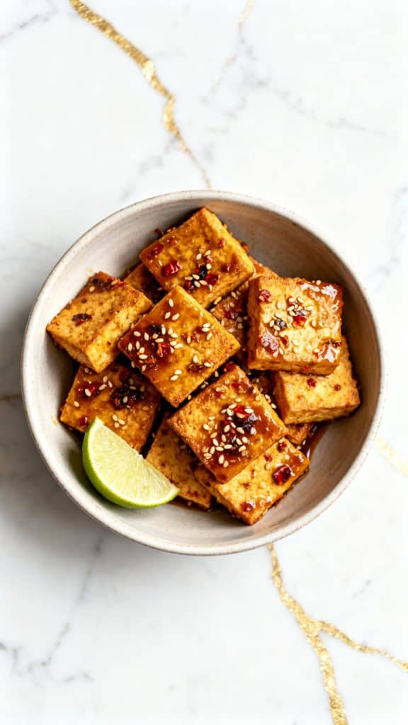Vegan Baked Tamarind Miso Tofu
