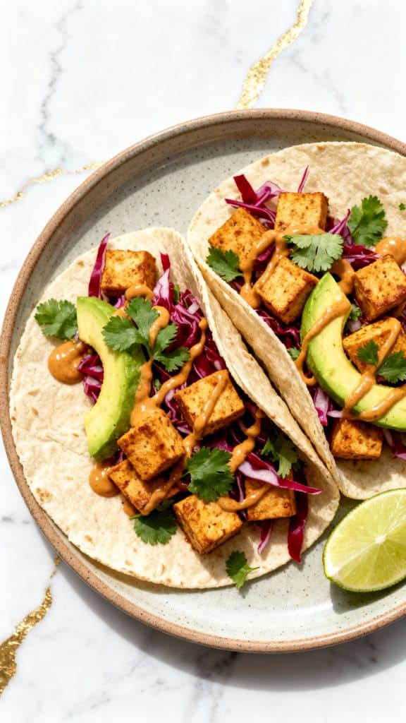 Avocado Grilled Tofu Tacos