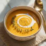 Butternut Squash Soup with Ginger and Turmeric