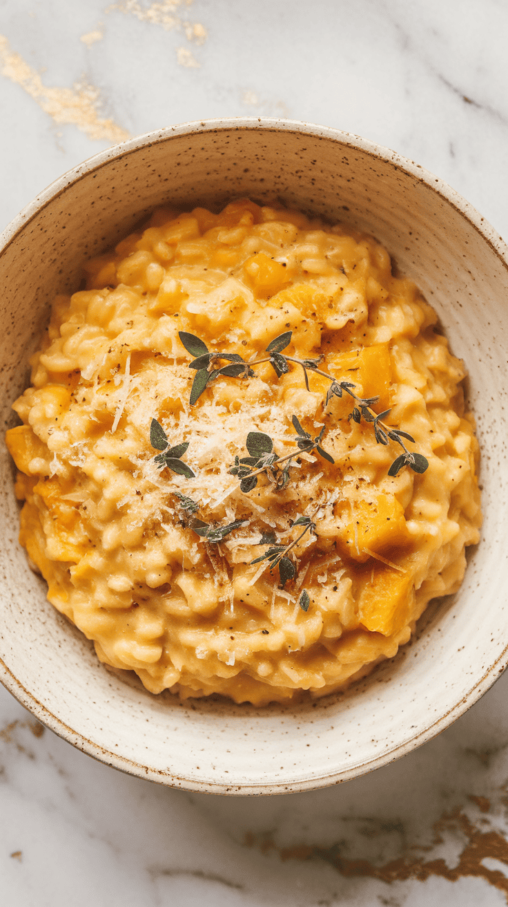 Creamy Butternut Squash Risotto