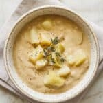Crockpot Vegan Potato Leek Soup