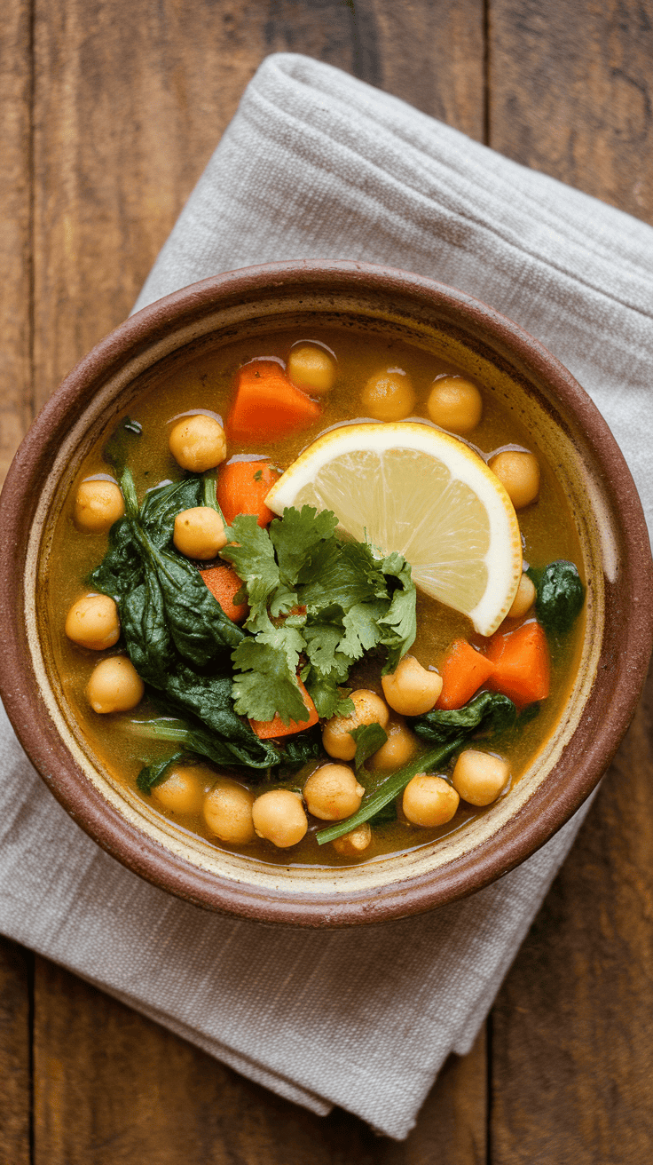 Vegan Moroccan Chickpea Stew