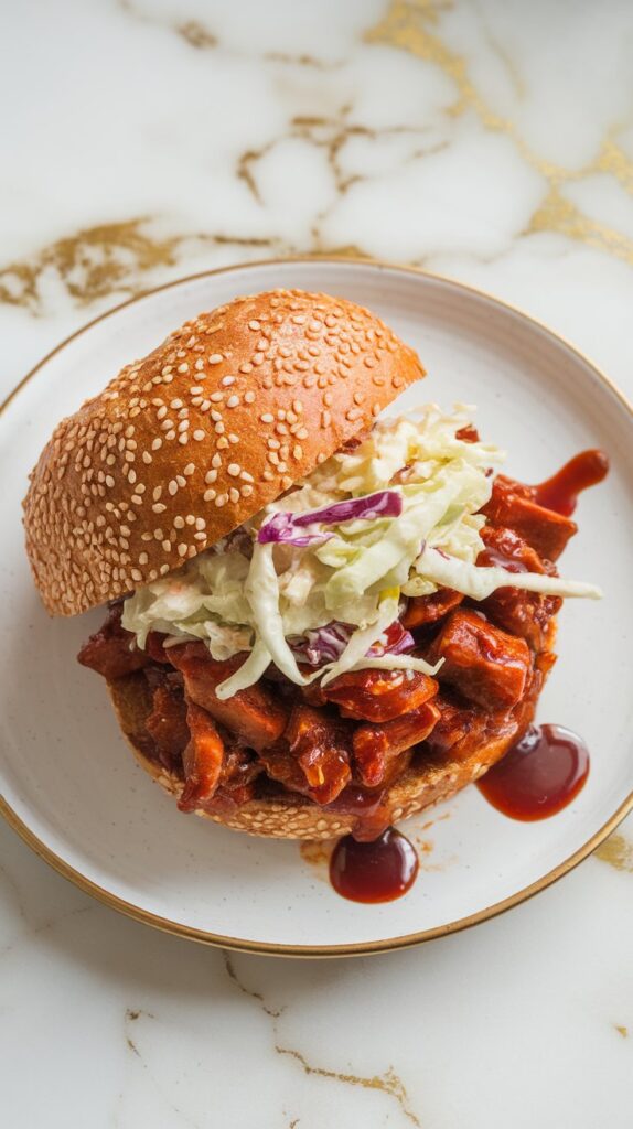 Crockpot Vegan Jackfruit “Pulled Pork”