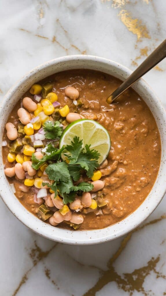 Crockpot Vegan White Bean Chili
