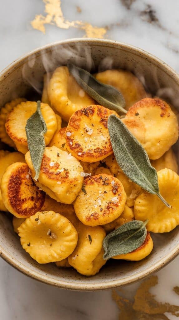 Pumpkin Gnocchi with Sage Butter