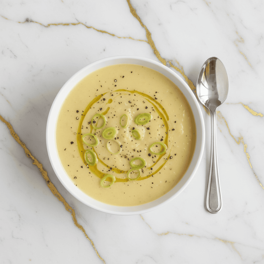 Crockpot Vegan Potato Leek Soup